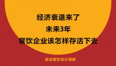 經(jīng)濟(jì)衰退來了，未來3年餐飲企業(yè)該怎樣存活下去？